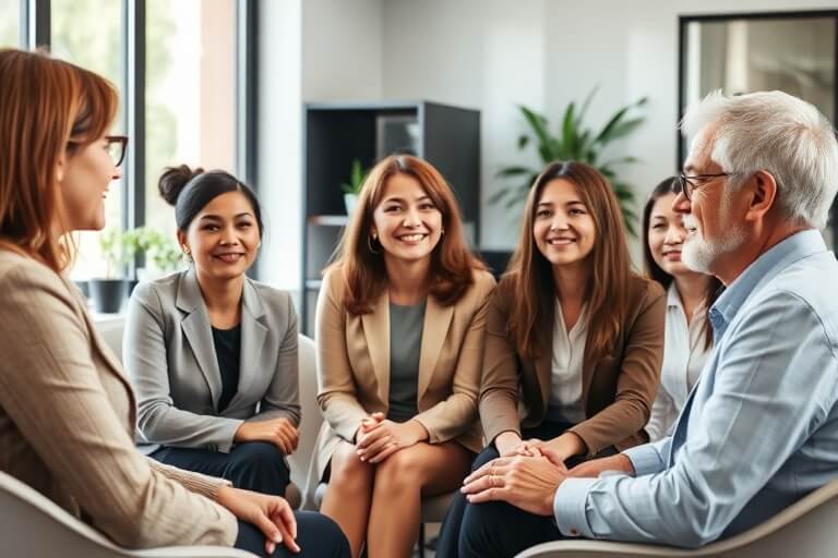 Профориентолог за работой